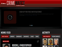 Tablet Screenshot of crimewatchpa.com